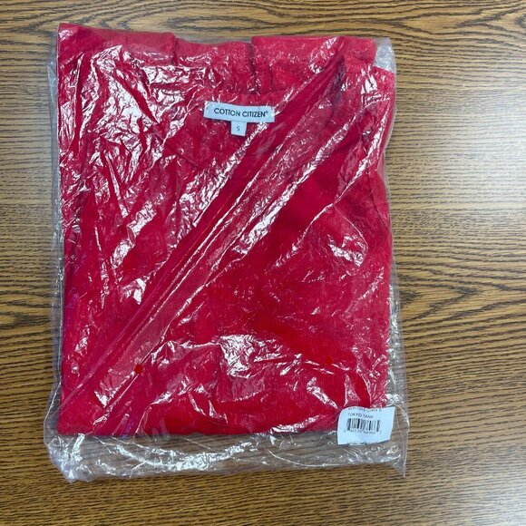 Cotton Citizen Cherry Red Tokyo Tank Top - Size Small - NWT - Picture 3 of 6